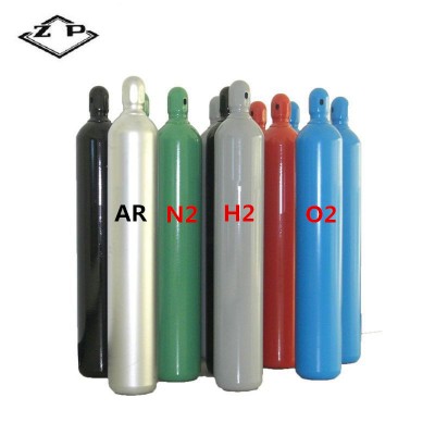 Industrial use high pressure 99.999% high purity argon gas cylinder for sale